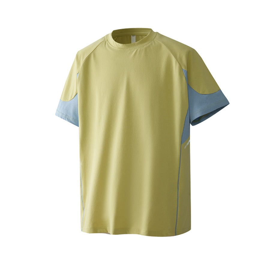 Unisex Mountain Splicing Quick-Dry Tee