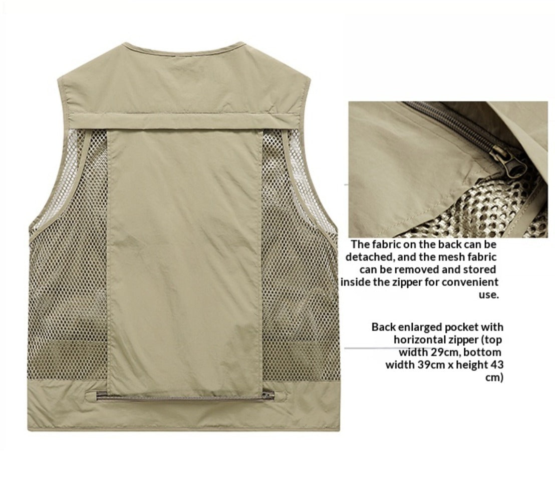 Men's Mesh Utility Vest