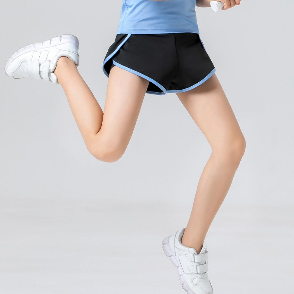 Girls' Faux 2-in-1 Yoga Shorts