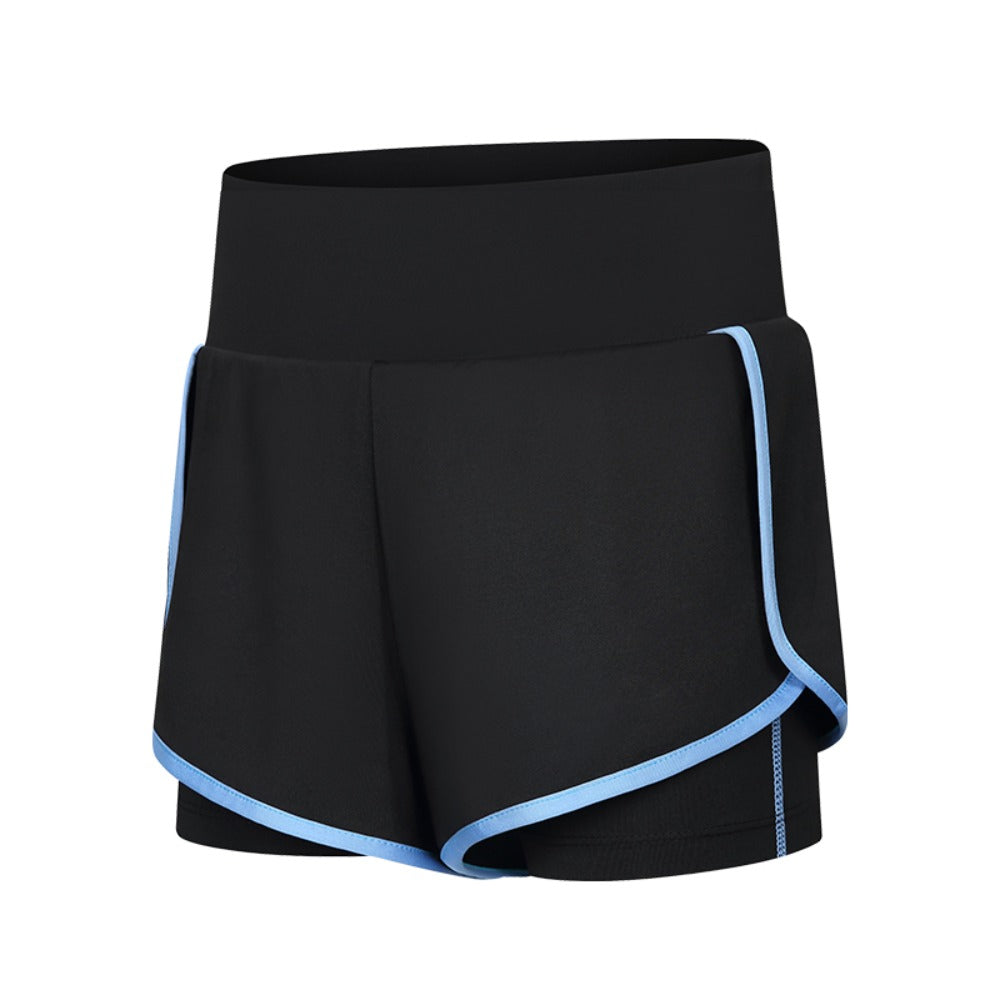 Girls' Faux 2-in-1 Yoga Shorts
