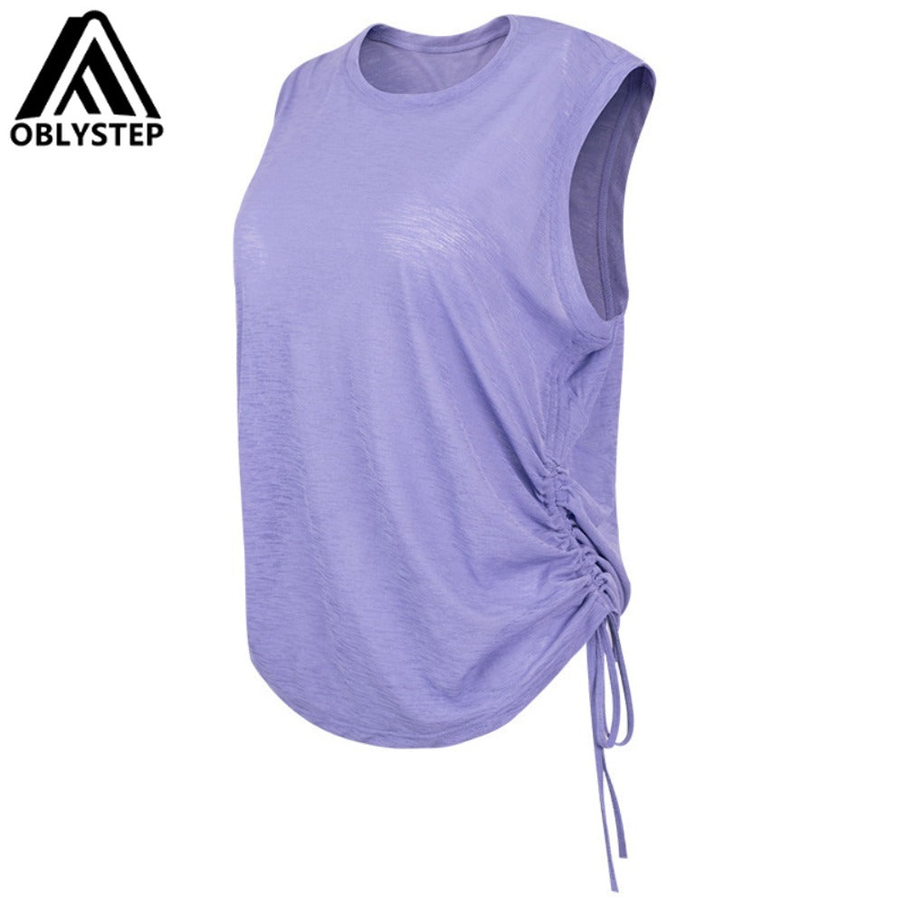 Women's Drawstring Loose Tank