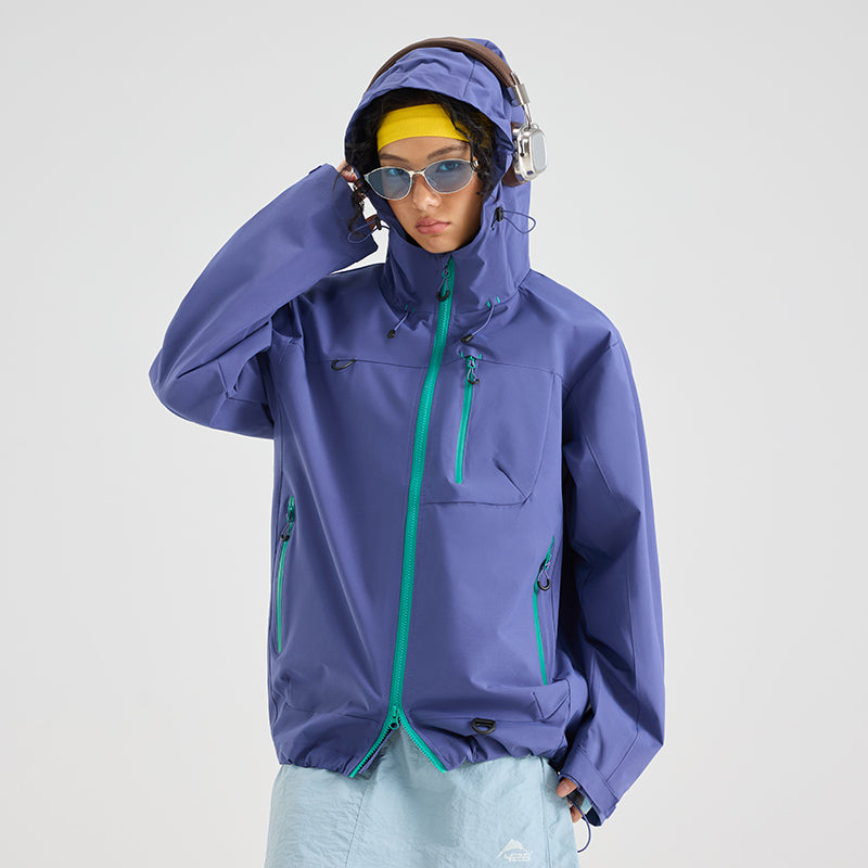 Couple's Windbreaker Jacket - Outdoor Mountain Hiking Coat, Trendy Casual & Unisex