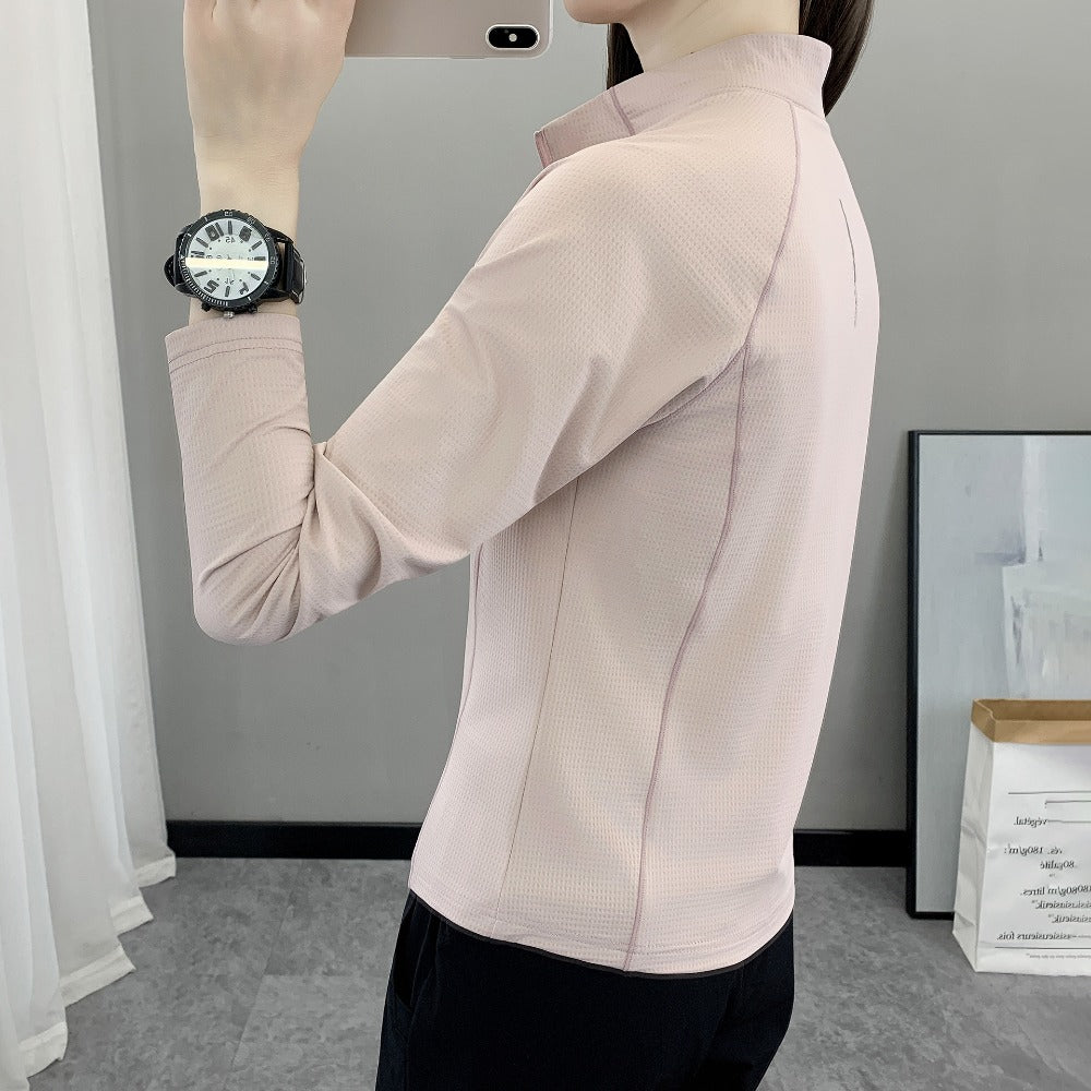 Women's Stand Collar Quick-Dry Top