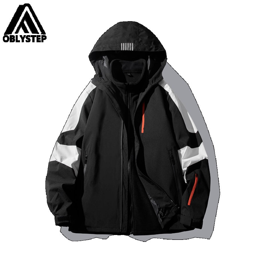 Family Matching 3-in-1 Jacket | Fleece Liner, Windproof & Waterproof | Men Women Hiking Skiing Winter Coat