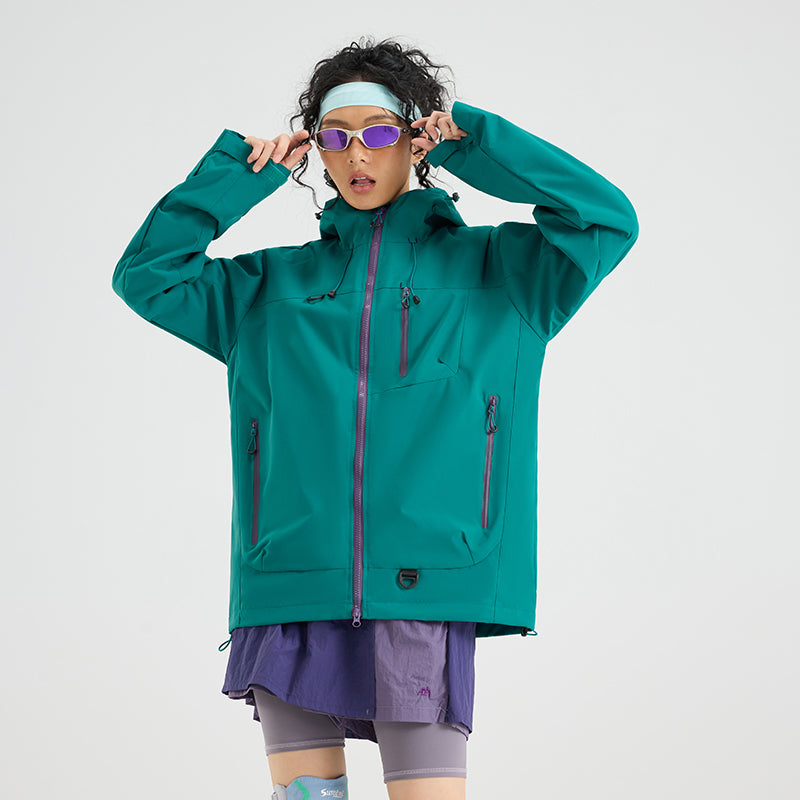 Couple's Windbreaker Jacket - Outdoor Mountain Hiking Coat, Trendy Casual & Unisex