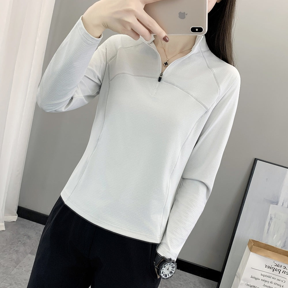 Women's Stand Collar Quick-Dry Top