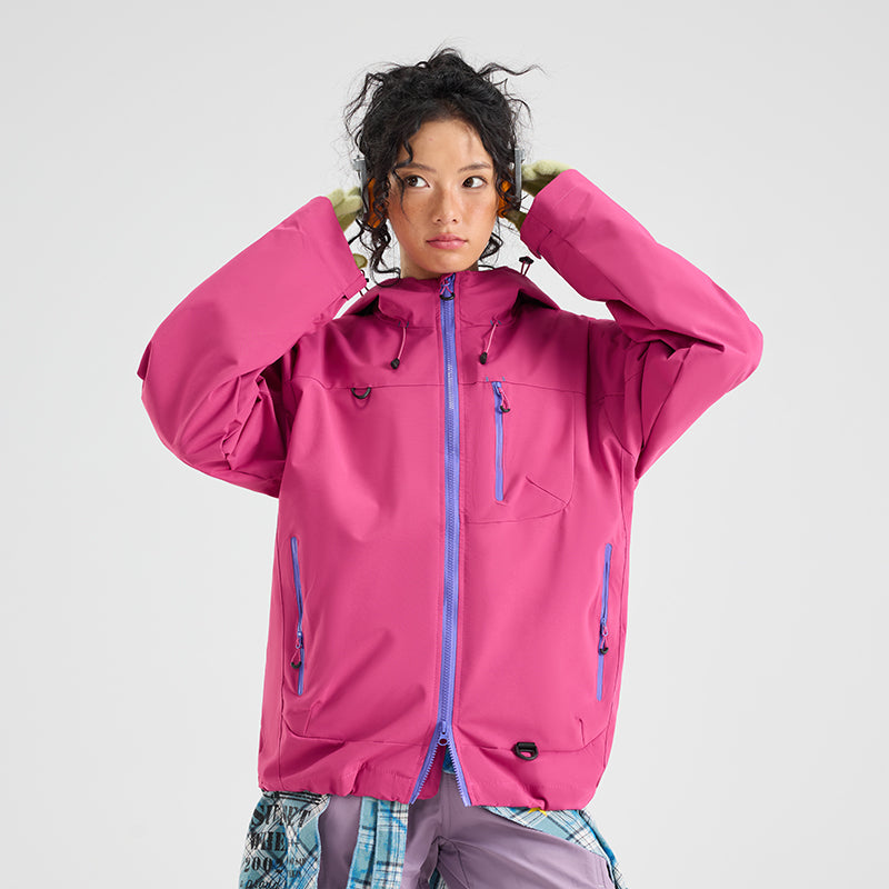 Couple's Windbreaker Jacket - Outdoor Mountain Hiking Coat, Trendy Casual & Unisex