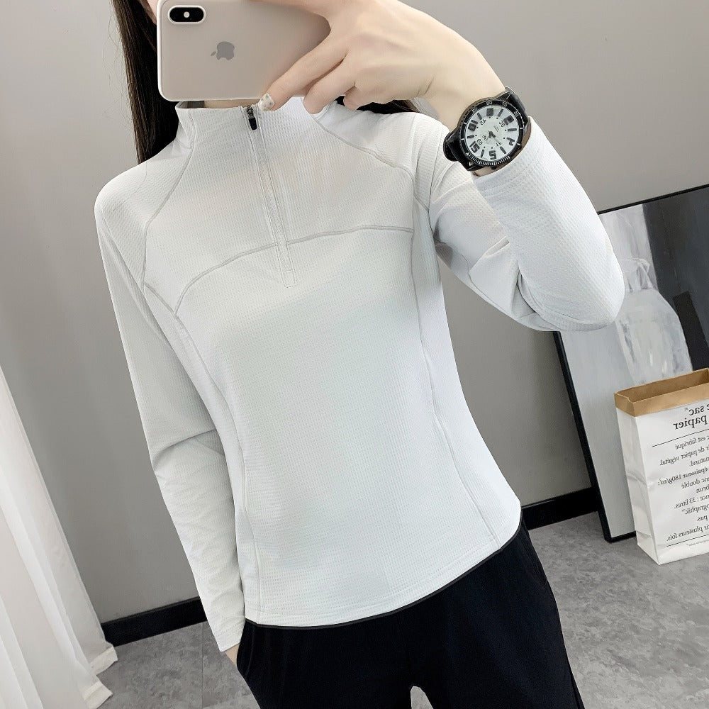 Women's Stand Collar Quick-Dry Top