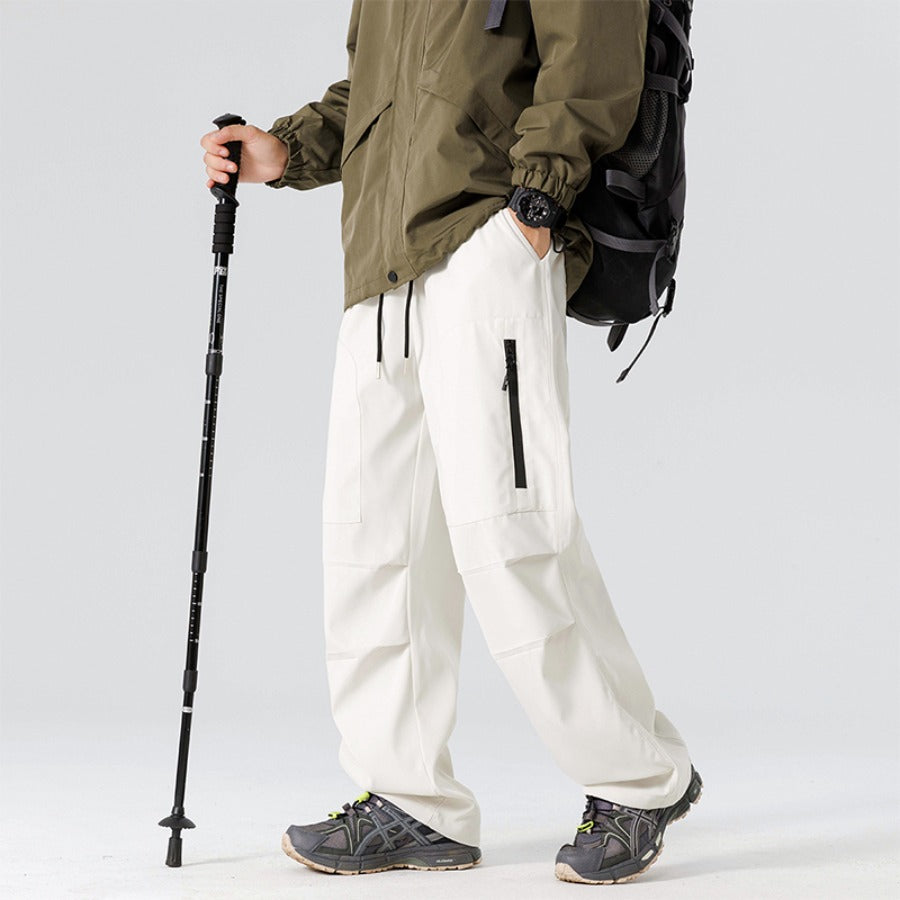 Unisex Waterproof Ruffle Cargo Pants