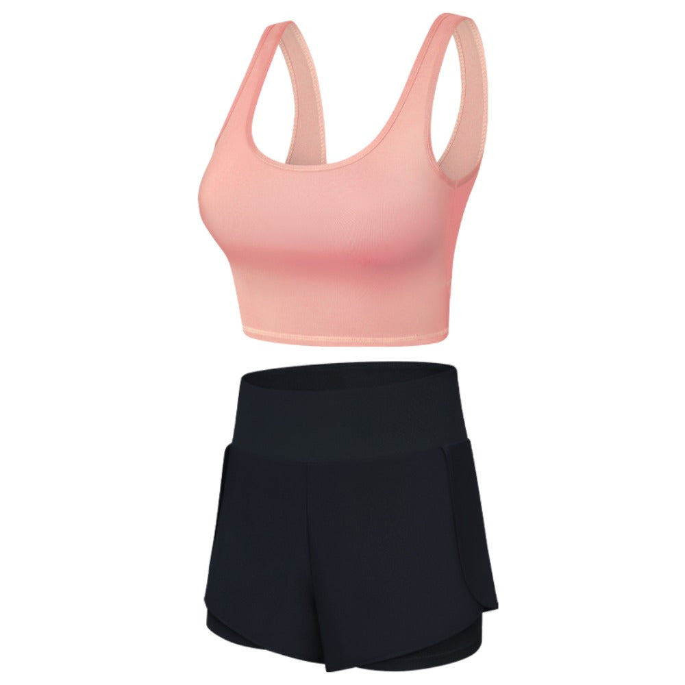Women's Faux 2-in-1 Yoga Set
