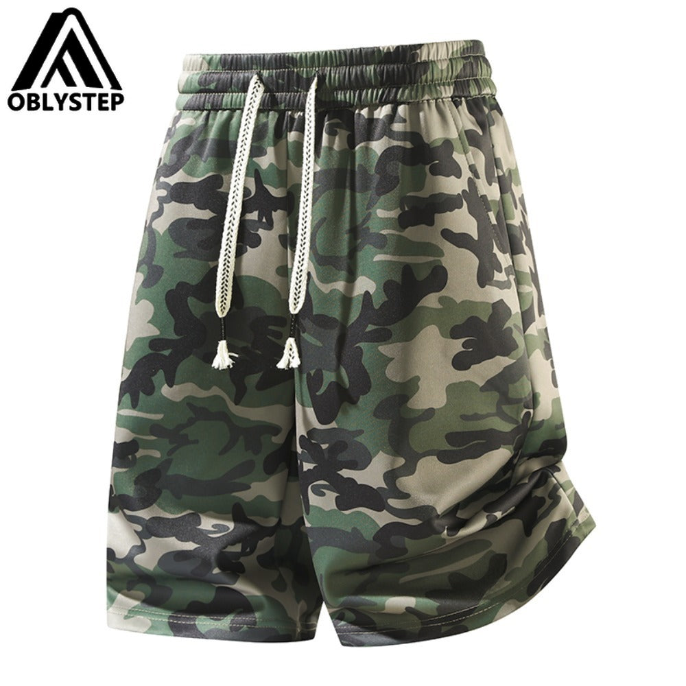 Unisex Camo 5-Pocket Shorts