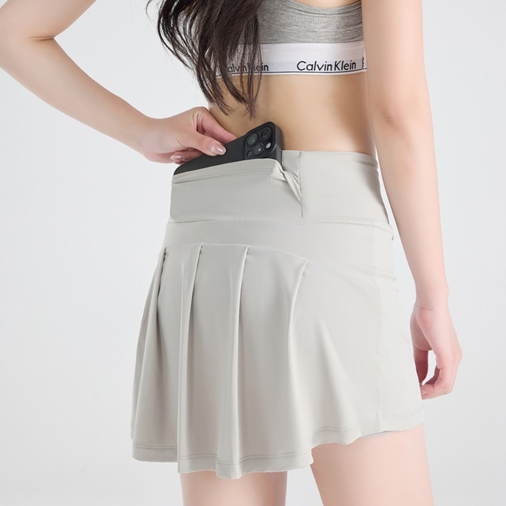 Women's Ice-Feel Faux 2-in-1 Skort