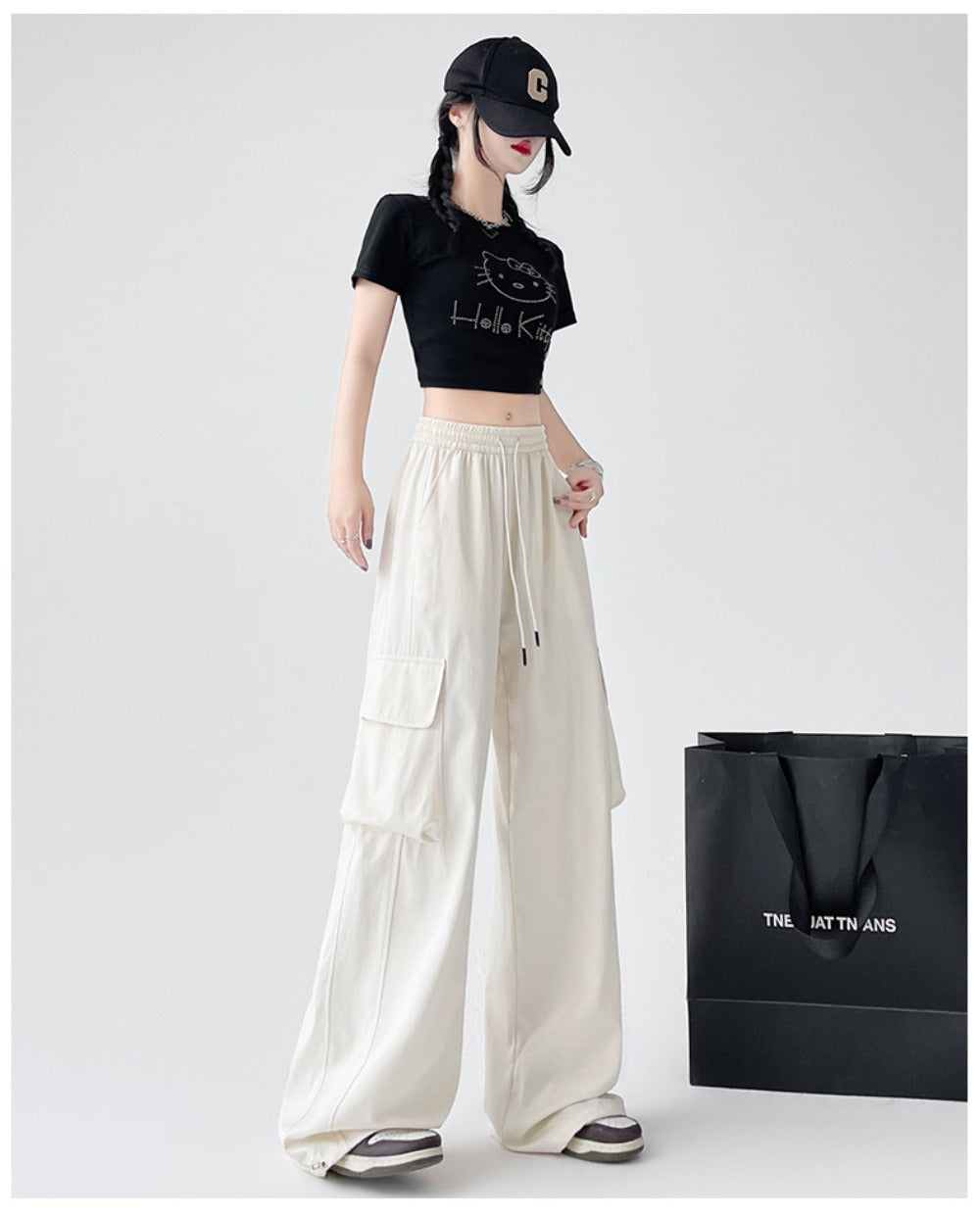 Women's Ice-Silk Cargo Pants