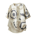 Men's Plus Size Camo Half Tee