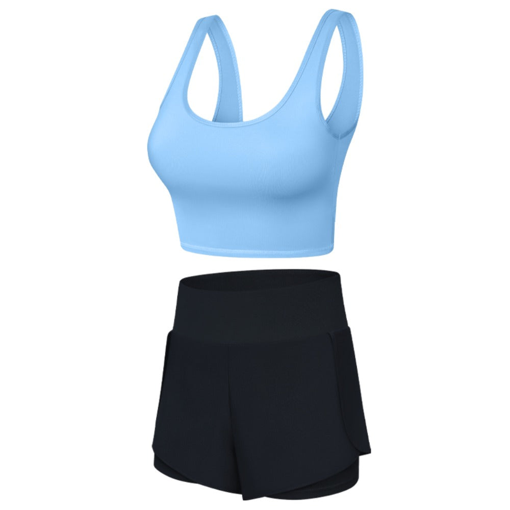 Women's Faux 2-in-1 Yoga Set