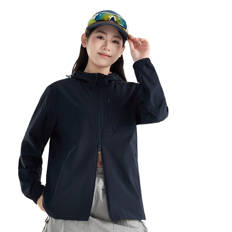 Unisex Ice Silk Cooling Sun Hoodie | UPF50+ Breathable Stretch | Outdoor Fishing Hiking Skin Coat