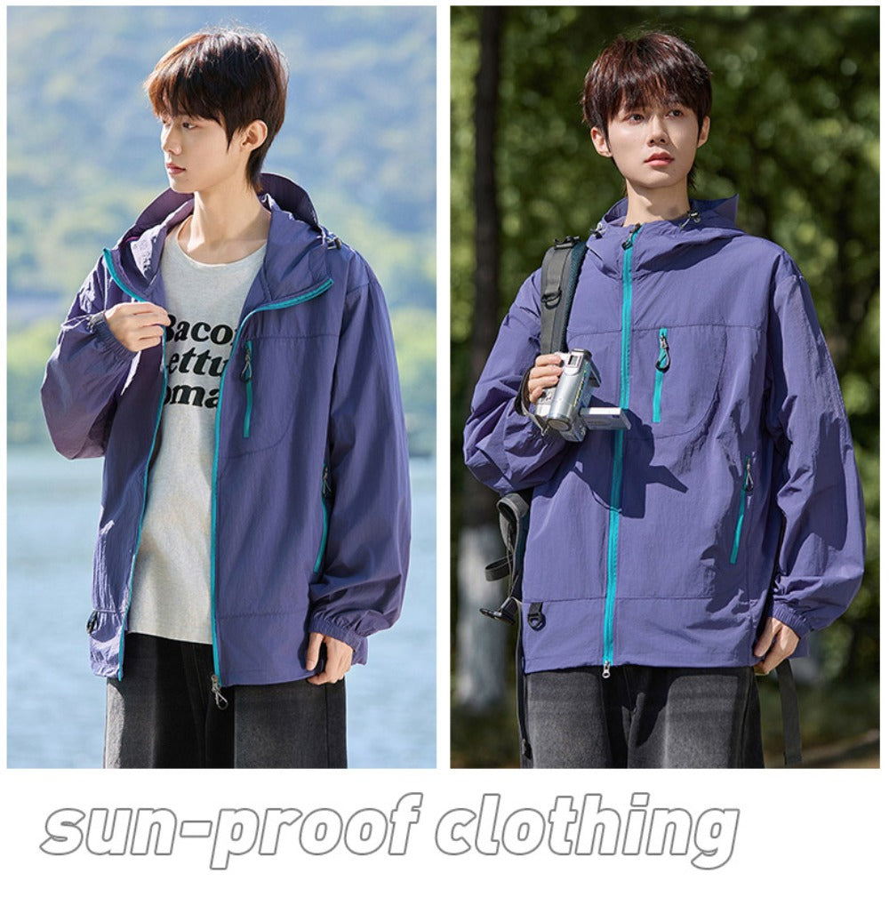 Unisex UPF50+ Hooded Skin Jacket