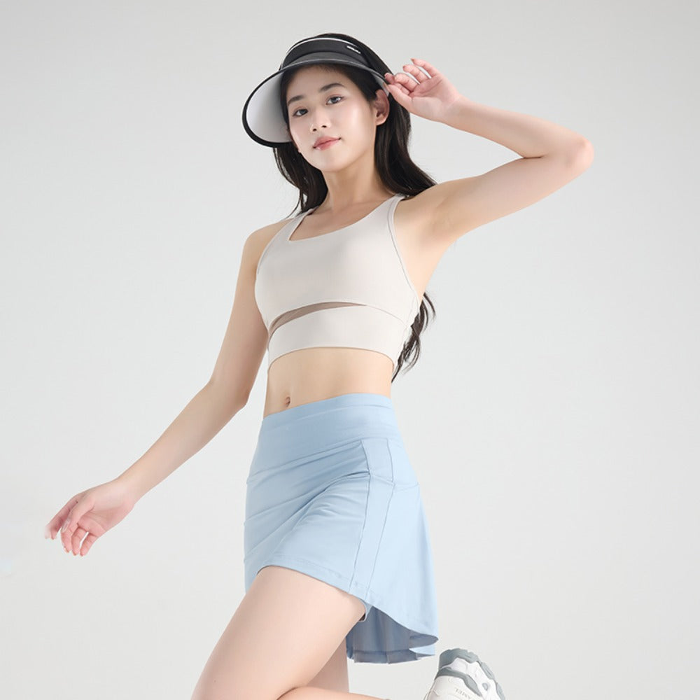 Women's Ice-Feel Faux 2-in-1 Skort