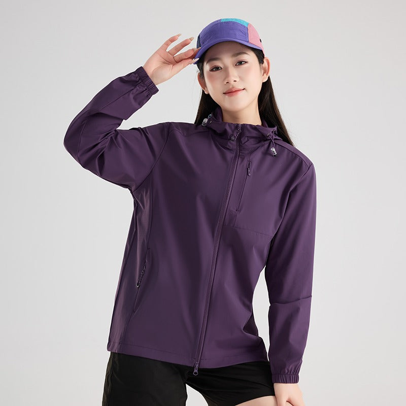 Unisex Ice Silk Cooling Sun Hoodie | UPF50+ Breathable Stretch | Outdoor Fishing Hiking Skin Coat