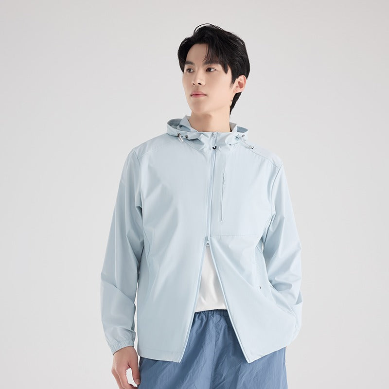 Unisex Ice Silk Cooling Sun Hoodie | UPF50+ Breathable Stretch | Outdoor Fishing Hiking Skin Coat