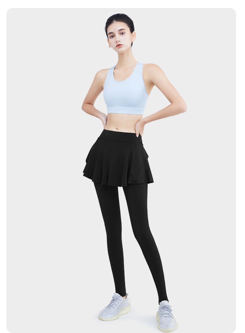 Women's Faux 2-in-1 Yoga Pants