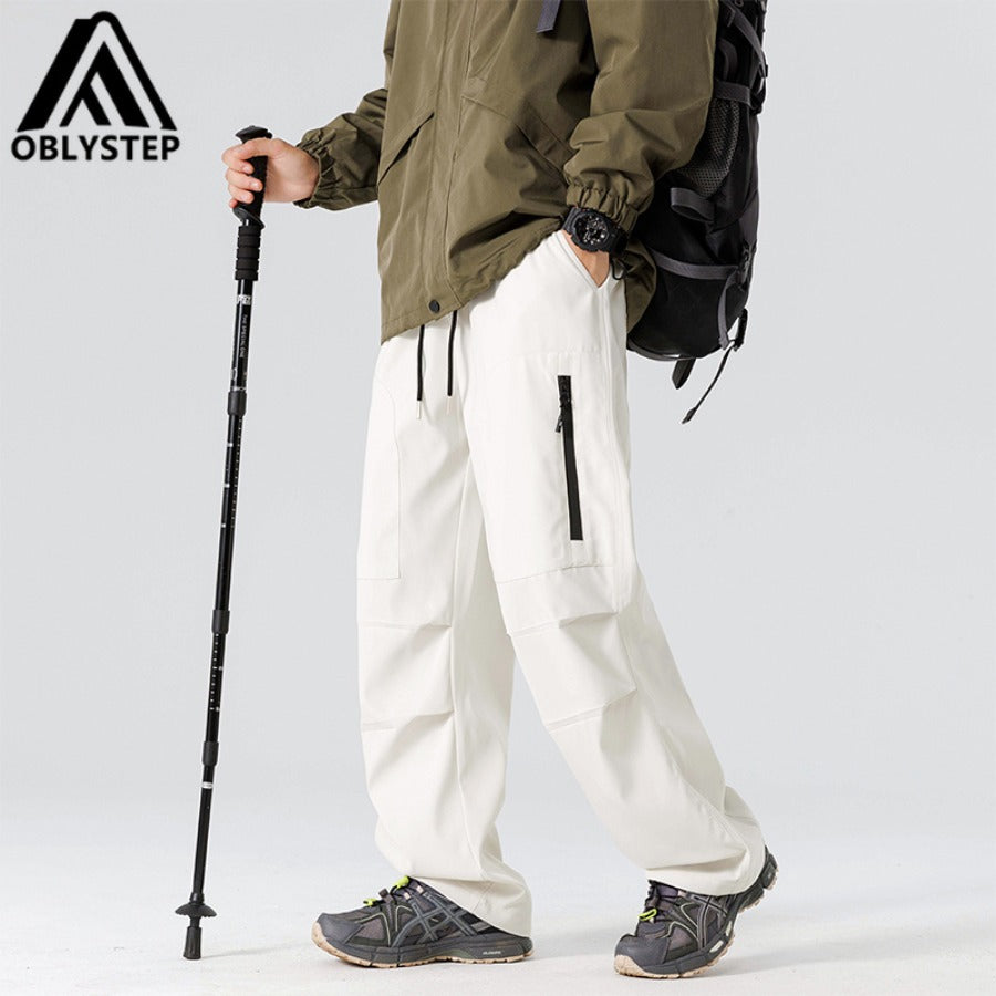 Unisex Waterproof Ruffle Cargo Pants