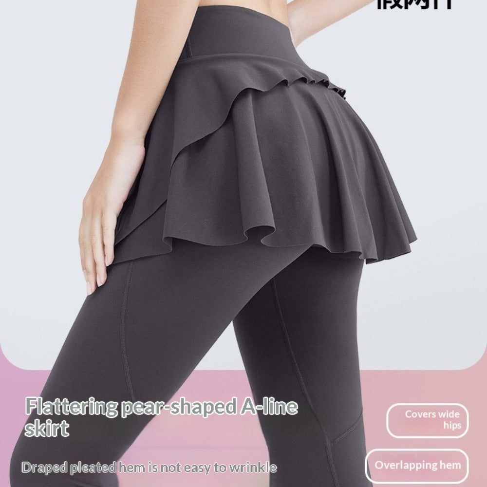Women's Faux 2-in-1 Yoga Pants