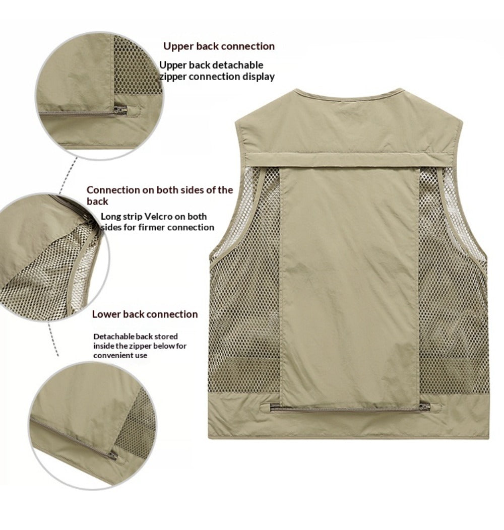 Men's Mesh Utility Vest