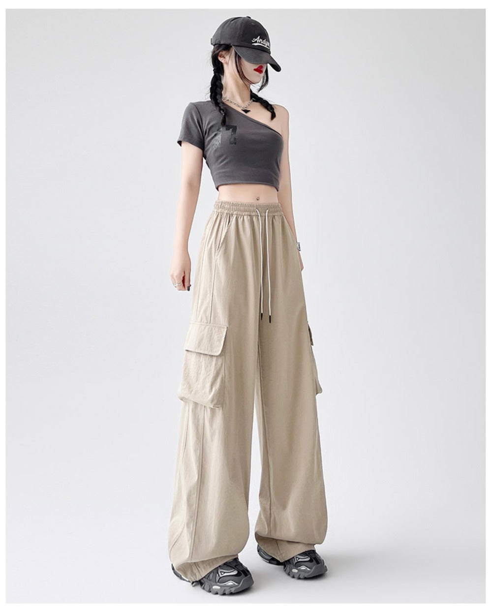 Women's Ice-Silk Cargo Pants