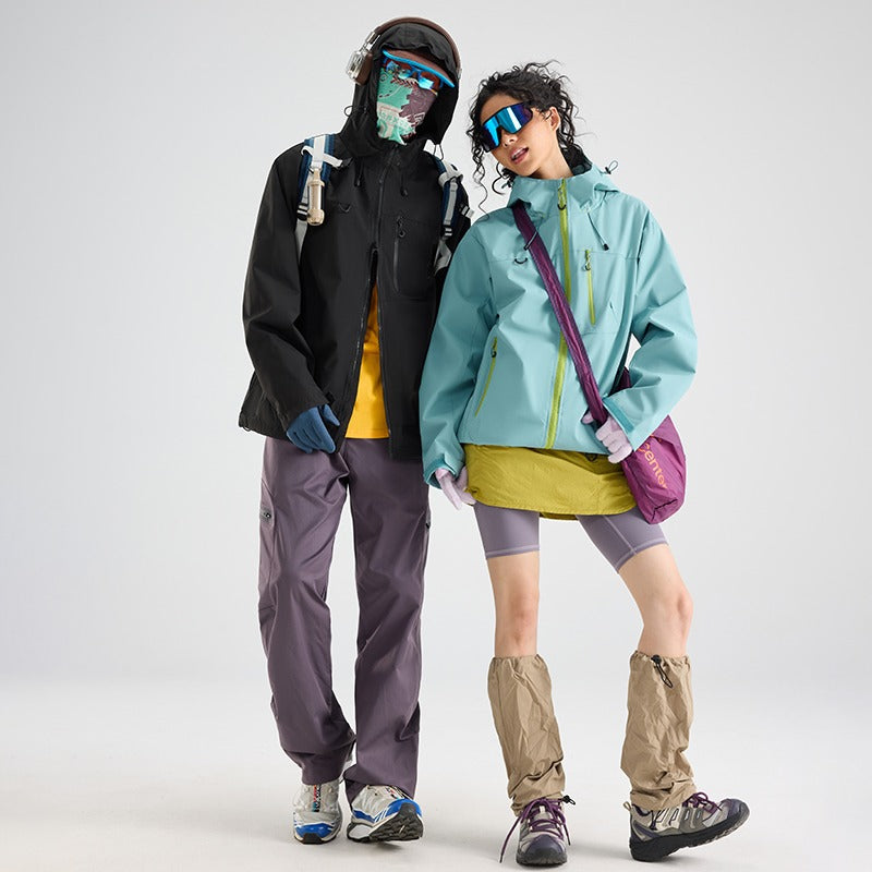 Couple's Windbreaker Jacket - Outdoor Mountain Hiking Coat, Trendy Casual & Unisex