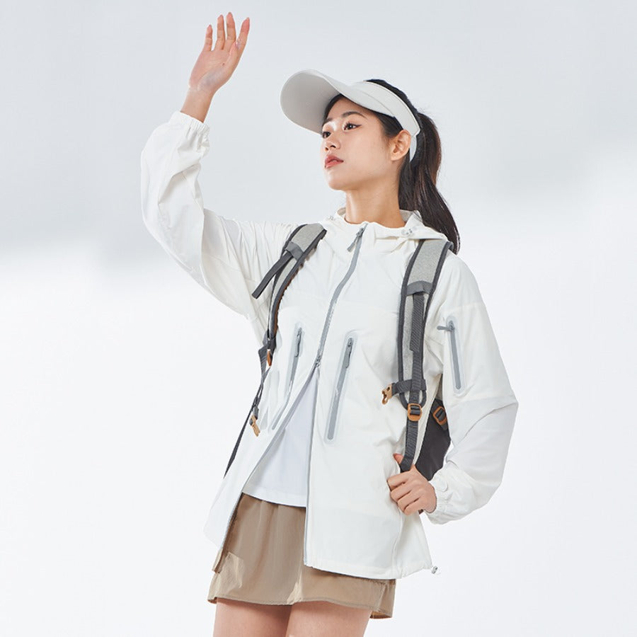 Unisex Ice Silk Sun Jacket | UV Protection & Waterproof