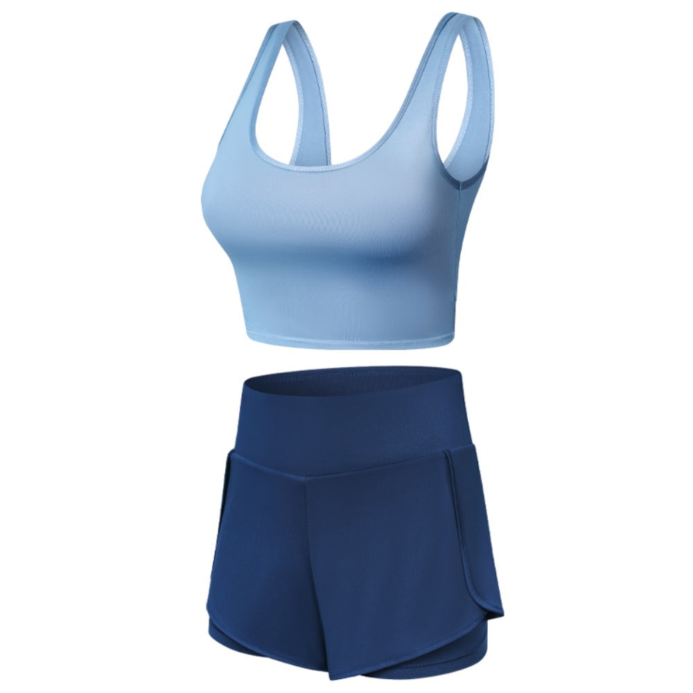 Women's Faux 2-in-1 Yoga Set