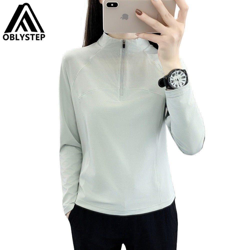 Women's Stand Collar Quick-Dry Top