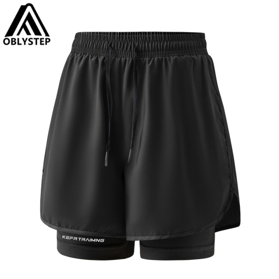 Unisex Anti-Exposure 2-in-1 Shorts