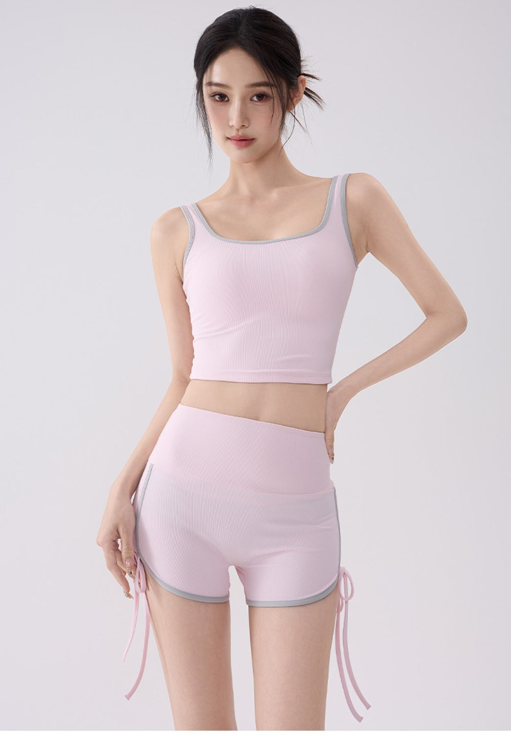 Women's Padded Backless Yoga Set