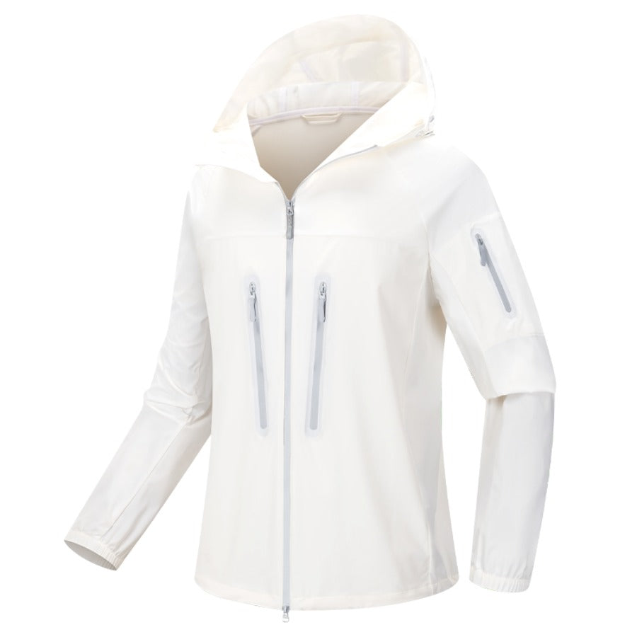 Veste de Pêche Unisexe en Soie Glacée Anti-UV | Coutures Scellées, Coupe-Vent & Imperméable | Manteau Léger d'Été