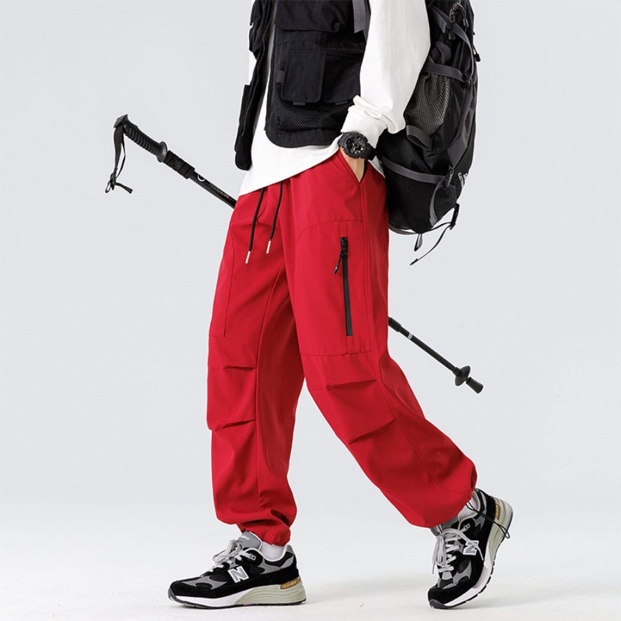 Unisex Waterproof Ruffle Cargo Pants