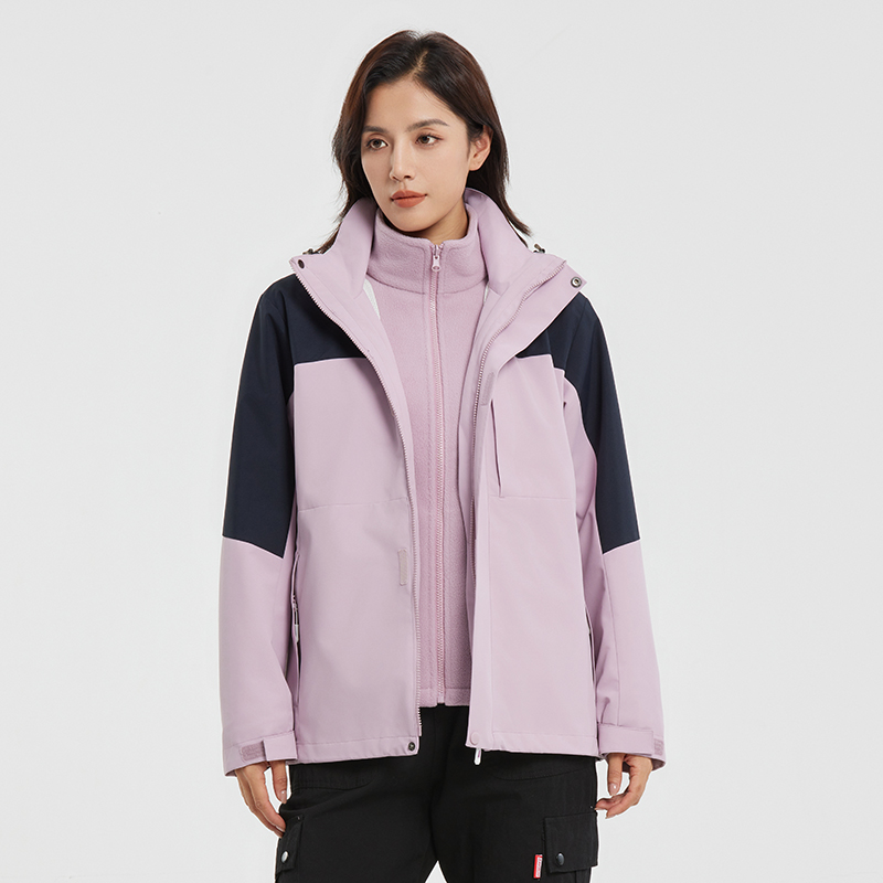 Veste Softshell Imperméable 3-en-1 avec Polaire Amovible – Coupe-Vent & Chaude