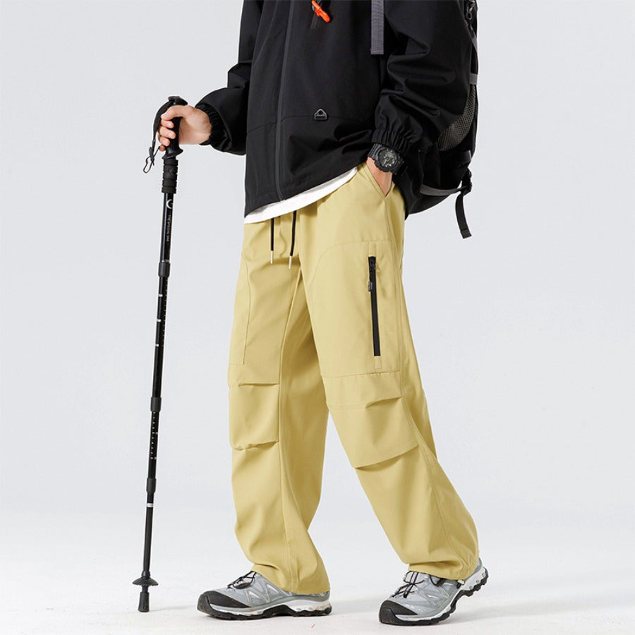 Unisex Waterproof Ruffle Cargo Pants