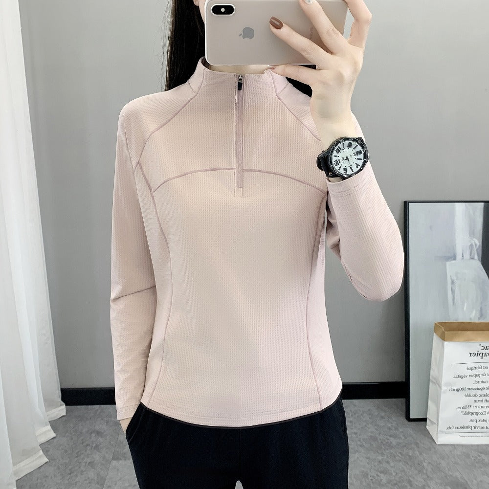 Women's Stand Collar Quick-Dry Top