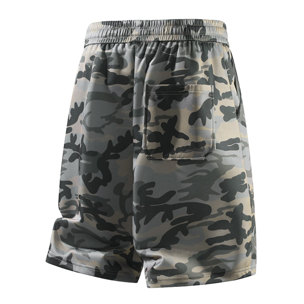Unisex Camo 5-Pocket Shorts