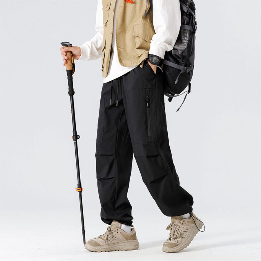 Unisex Waterproof Ruffle Cargo Pants