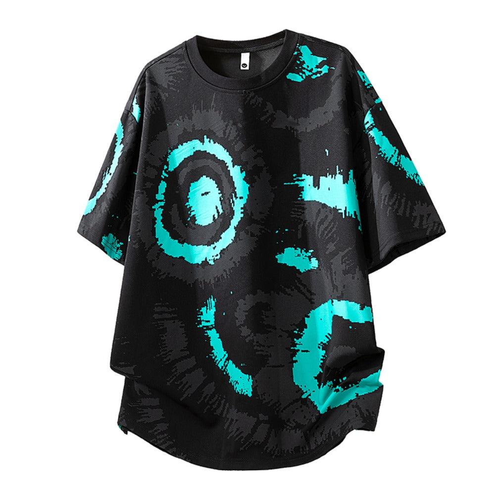 Men's Plus Size Camo Half Tee