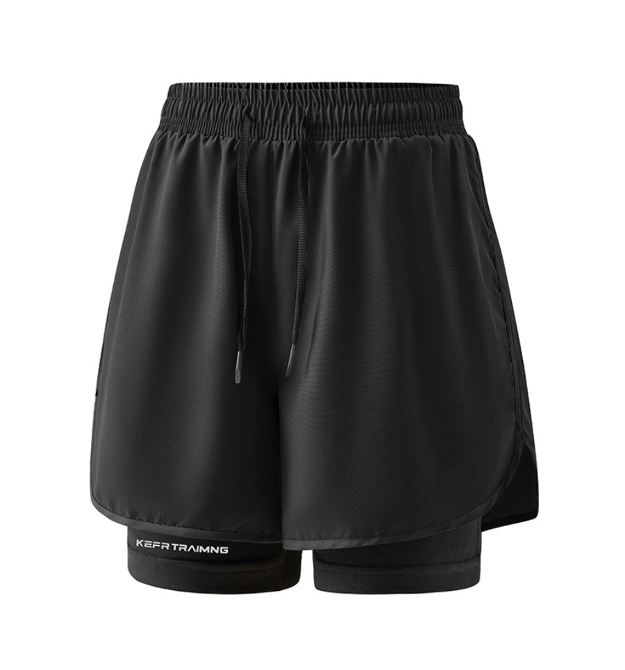 Unisex Anti-Exposure 2-in-1 Shorts