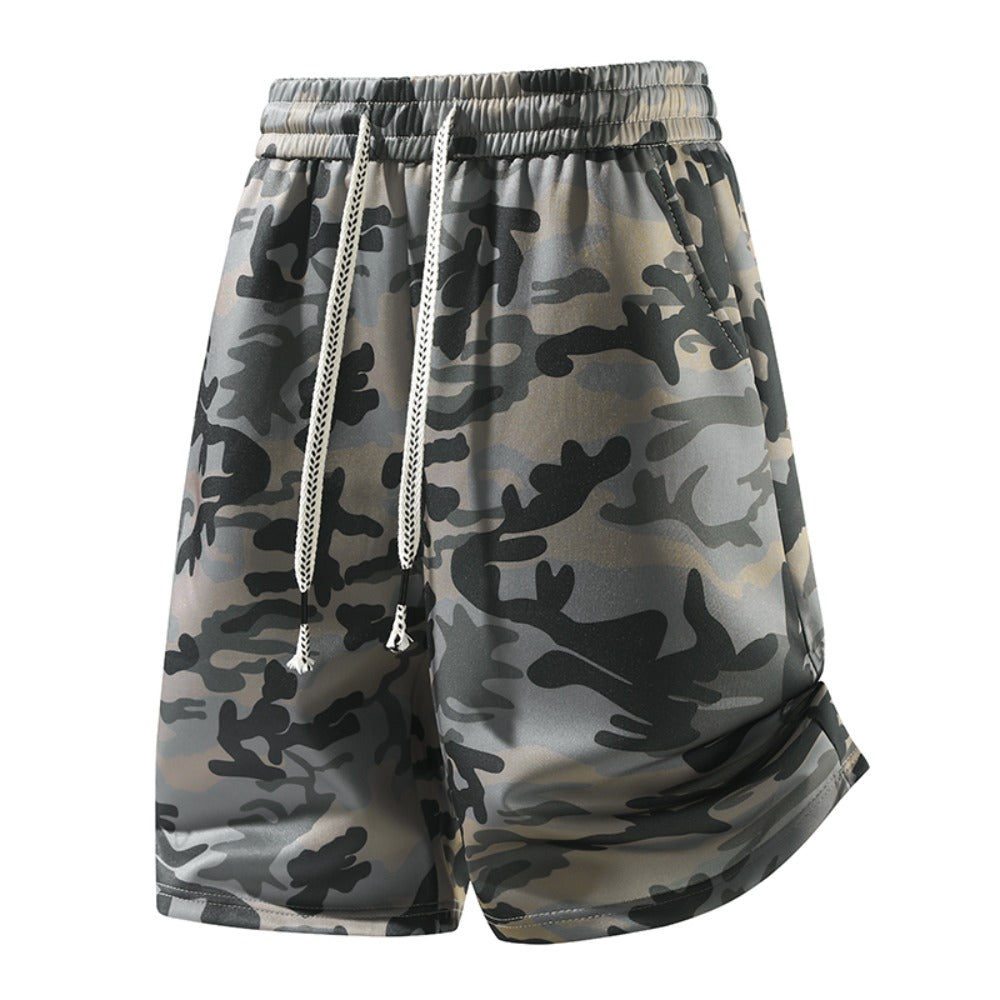 Unisex Camo 5-Pocket Shorts
