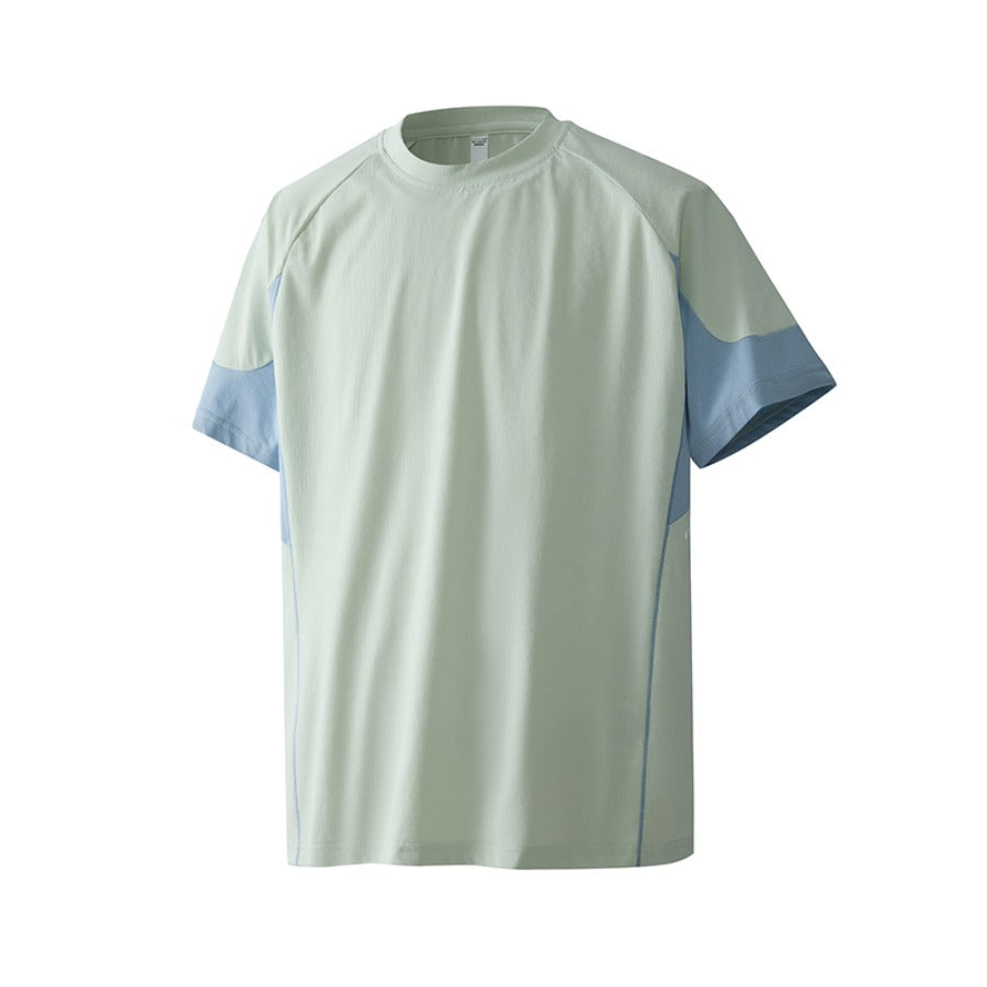 Unisex Mountain Splicing Quick-Dry Tee